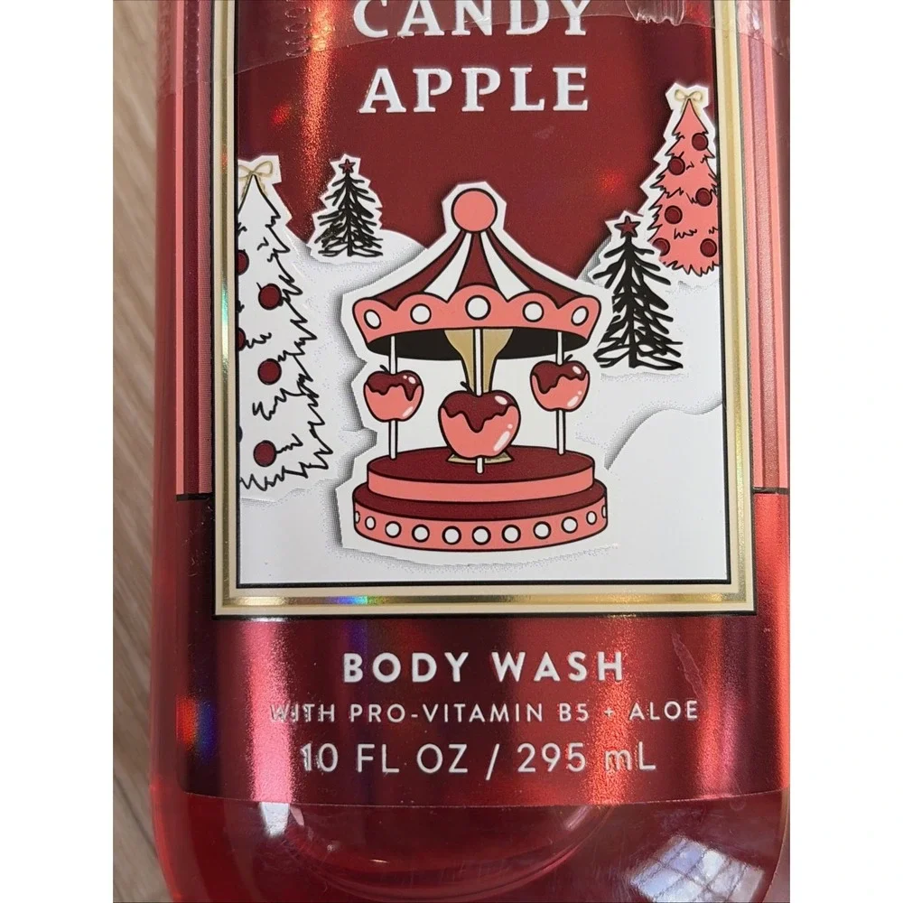 Bath‎ & Body Works WINTER CANDY APPLE Hair Face Body Wash Shower Gel 10oz
